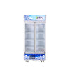 SPJ 2-Door 700 Liter Beverage Cooler Chiller Showcase Freezer- White..