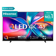 Hisense 43 Inch 4K QLED Smart TV 43Q6Q (3YR WRNTY)