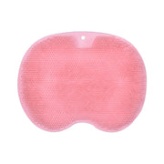 Massage Bath Brush Bathroom Non-slip Bath Mat Back Massage Brush Silicone Suction Cup Foot Rub Pad Body Cleaning Bathing Tool