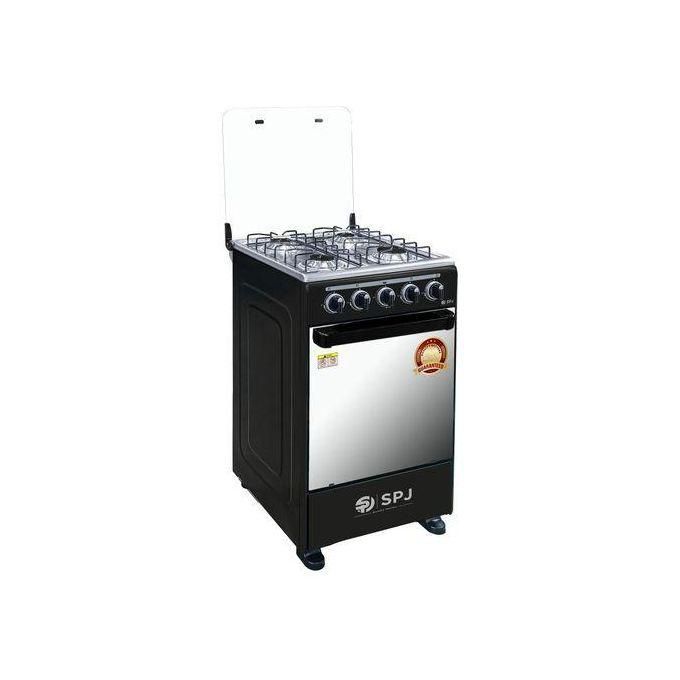 SPJ 50x50cm Full Gas Cooker with Gas Oven - Black