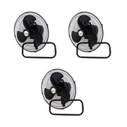 SPJ 18-Inch 3-in-1 Stand, Wall & Table Fan Triple Configuration With Three Fan Motors For Versatile Cooling - Black (2YRS WRNTY)