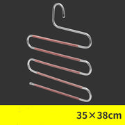 Magic non-slip s-type home pants rack