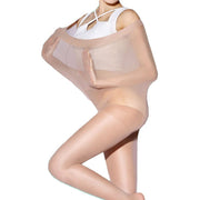 Sexy High Elastic Belly Mask Horse Oil Socks Steel Stockings