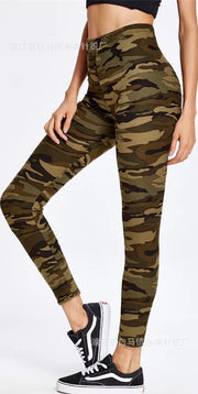 Fashion Women's Leggings Pants Print High Waist Leggings Happy Christmas Party Long Pants 18 Color Ladies Xmas Trousers