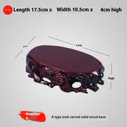 Solid Wood Ornament Base Can Be Carved With Grooves