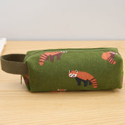 canvas portable pencil case