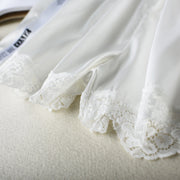 Side white strip ladies anti-light safety pants