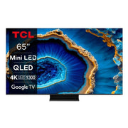 TCL 65 Inch Premium QD-MiniLED 4K Google TV – AiPQ Pro Processor, 144Hz MEMC, Dolby Vision & Atmos, ONKYO Audio, Frameless Design, DVB-T2/S2