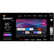 Smartplus 65 Inch Frameless VIDAA 4K V Series Smart Free To Air Tv - Black(1 YR WRNTY)