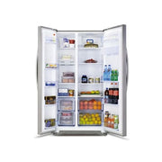 Hisense 560 Liters Side By Side Refrigerator RC-56WS4S2 - Silver 3 Yrs Wrnty