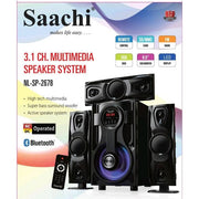 Saachi 3.1 CH1 0000 watts Ac/dc Fm/bt/usb Sub Woofer System – Black (1 YR WRTY)