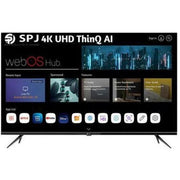 SPJ 55 Inch Smart Frameless UHD 4K Ai ThinQ Webos Series TV - Black.