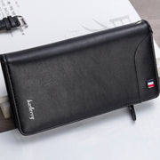 Long leather wallet