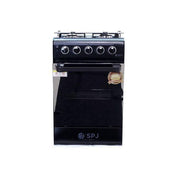 SPJ 3 Gas Burner With 1 Electric 50X50 Standing Gas Cooker - Black