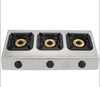 ADH 3 Burner Gas Stove – Silver