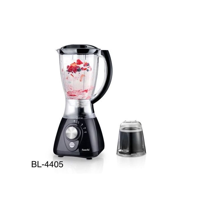 Saachi 1.5 Liters 2 In1 Double Jar Blender NL-BL-4405 – Black(1 YR WRTY)
