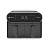 SPJ 15L Air Fryer With 8 Auto Pre-set Menu, Auto Restart, Digital Touch Control Panel, Dehydrator Mode, Dual Zone - Black
