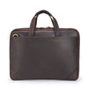 Handbag Inch Laptop Bag Retro Crazy Horse Leather Briefcase