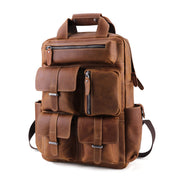 Crazy horse leather retro leather men's bag