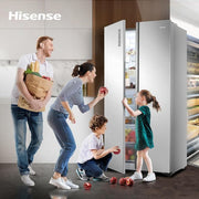 Hisense 560 Liters Side By Side Refrigerator RC-56WS4S2 - Silver 3 Yrs Wrnty