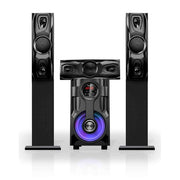 Saachi 5.1 Channel Multimedia Home Theater Speaker System – Surround Sound, Bluetooth, USB, FM & Remote Control