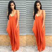 Women Summer Dress Casual Long Dresses Plus Size