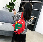 Happy Crown Dinosaur School Bag Backpack