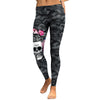 Black Camo Skull Leggings