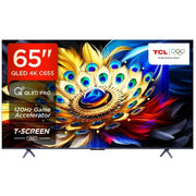 TCL 65C645 65 Inch 4K Quantam Dot QLED Google Tv - Black