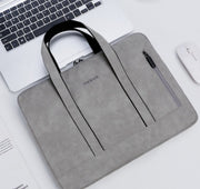 Waterproof PU Leather Briefcase Laptop Bag For Women Business Handbag 13.3 14 15.6 Inch For Macbook Pro 13 15 Case Notebook Bag