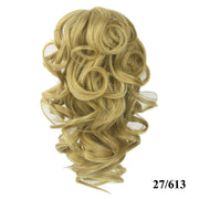 Grab ponytail Curly ponytail
