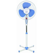 ADH Electric Stand Fan – Energy Saving With Variable Speed – White, Blue
