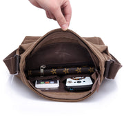Casual canvas satchel, wind outdoor men shoulder bags