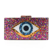 Eyes acrylic female bag box banquet bag
