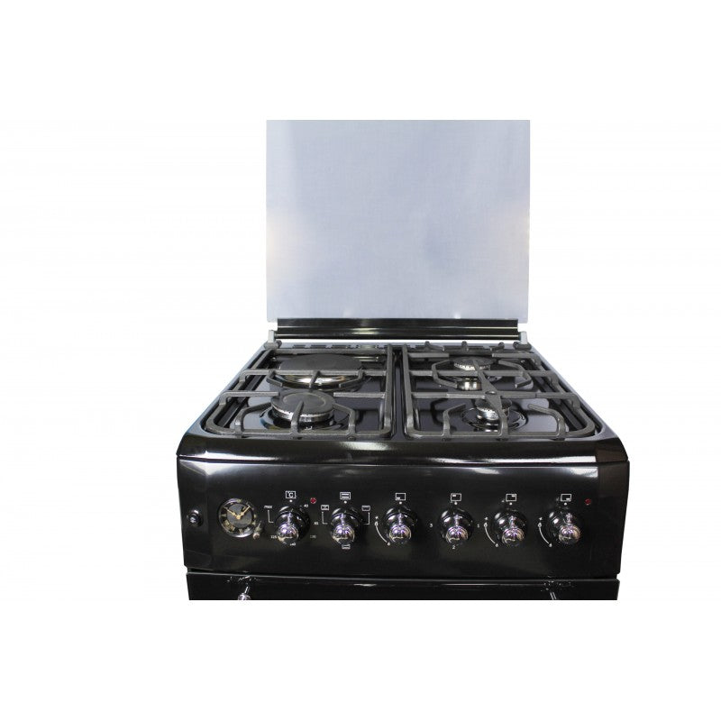 BlueFlame 60x60cm 3 Gas 1 Electric Rustic Cooker with Electric Oven T6031ERF-B