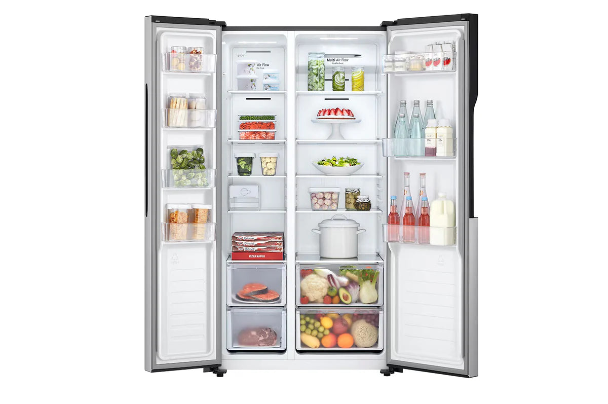 LG 519L Side by Side Refrigerator - GCFB507PQAM - Silver