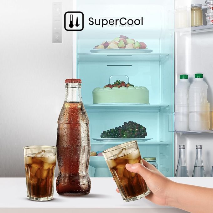 Hisense 560 Liters Side By Side Refrigerator RC-56WS4S2 - Silver 3 Yrs Wrnty