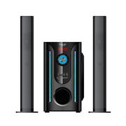 Saachi 2.1 Channel Tower Multimedia Speaker System – Bluetooth, USB, FM, AUX & Remote Control - Black