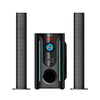 Saachi 2.1 Channel Tower Multimedia Speaker System – Bluetooth, USB, FM, AUX & Remote Control - Black