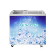 Hisense 290L Gross 213L Net Liters Display Chest Freezer - Grey
