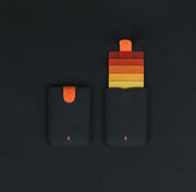 Cascading pull card package colorful gradient ultra-thin wallet simple smart multi-card portable business card package