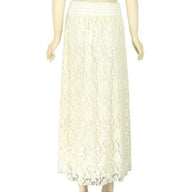 European and American Women Pleated Solid Mesh Lace Layered Gypsy Boho Summer Long Maxi Skirt Girl Beach Clothing