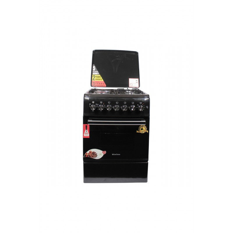 BlueFlame 60x60cm 3 Gas 1 Electric Cooker with Electric Oven S6031EP-BC