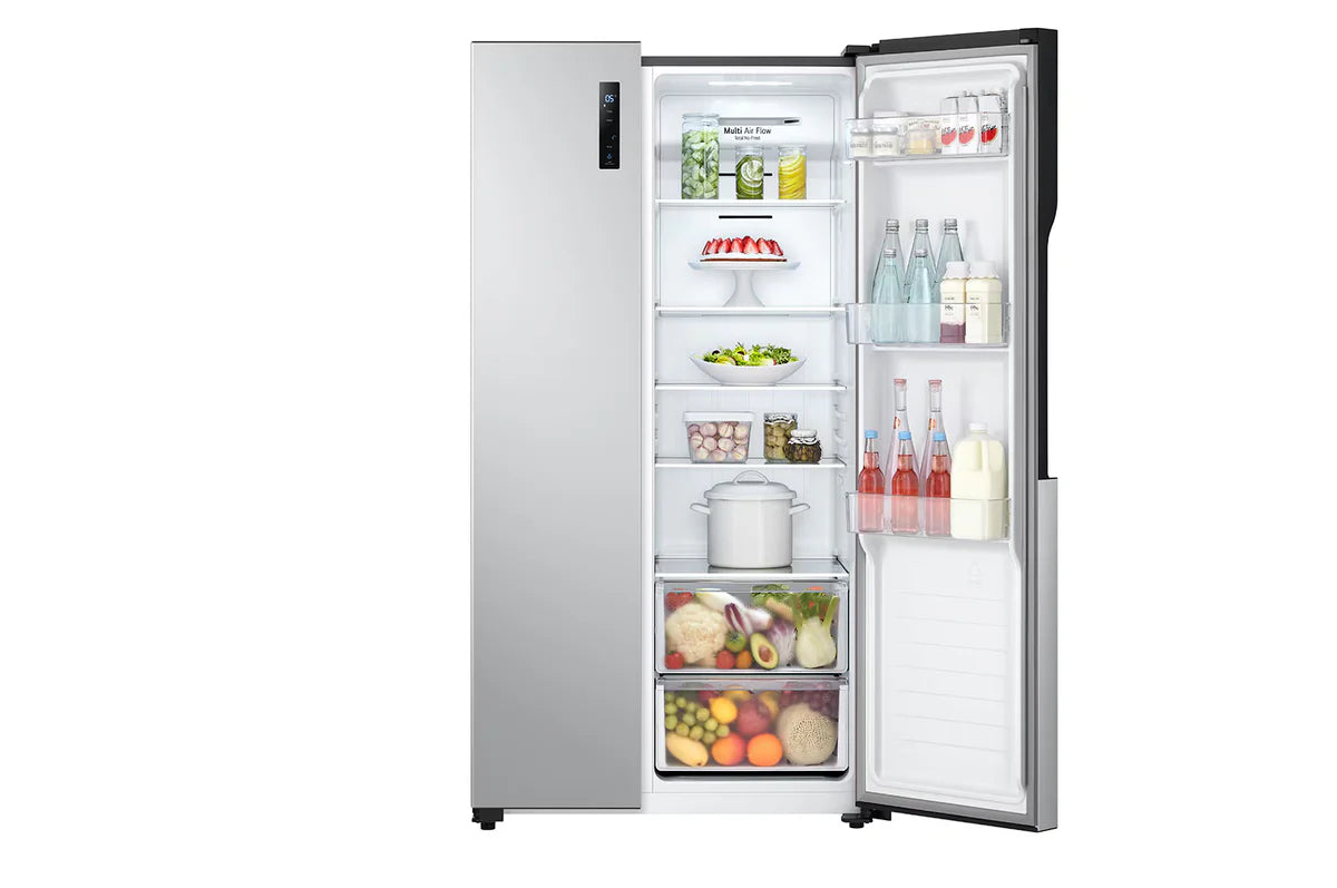 LG 519L Side by Side Refrigerator - GCFB507PQAM - Silver