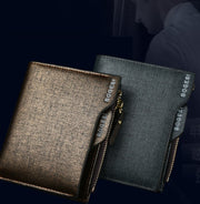 Men's wallet short casual card bag bogesi coin purse one generation wallet