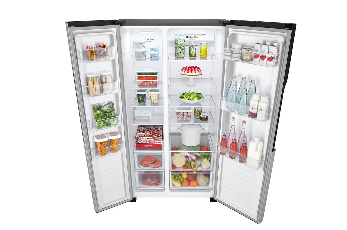 LG 519L Side by Side Refrigerator - GCFB507PQAM - Silver