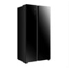 Smartec 560 Liters Side By Side Door Fridge 560L- Black 1 Warranty