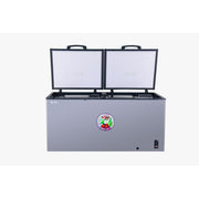 SPJ 660 Litres Hard Top Double Door Deep Freezer – Silver (5YRS WRNTY)