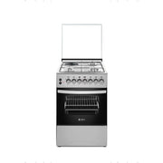 SPJ 50X50cm Premium Cooker With 3 Gas Burners And 1 Electric Plate (Made In Turkey) – Black/Silver (3YR WRTY)