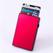 Card Box Metal Bank Card Box Credit Card Storage Box